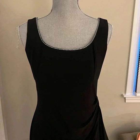 VINTAGE Alex Evenings Women’s Black Evening Dress Size 6 - Picture 4 of 7